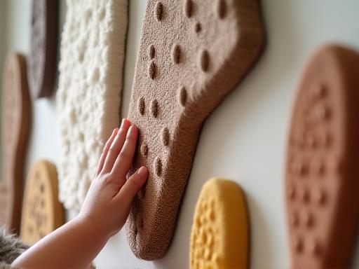 Sensory wall panels for kids rooms