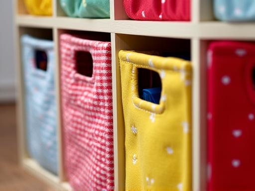 Vibrant fabric storage solutions